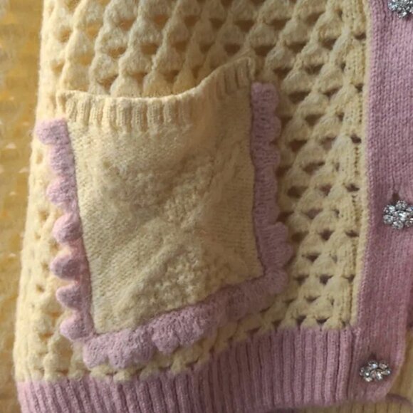 BNWT Assymetric Zara Knit Cardigan - Size Large - Picture 7 of 8